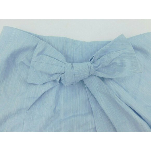 LOFT Outlet Womens Faux Wrap Skirt with Bow size 2 - Picture 2 of 6